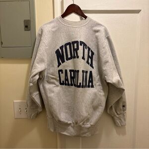 Vintage Champion reverse weave North Carolina Men's Crewneck Sweater size XXL